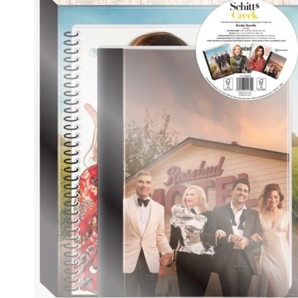 Schitt's Creek Binder Bundle NEW Unopened